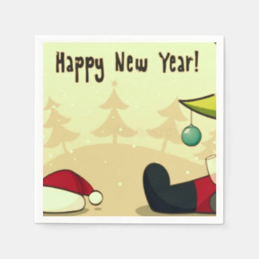 Standaard cocktail servetten van papier (Voorkant)