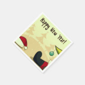 Standaard cocktail servetten van papier (Hoek)