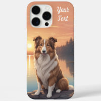 Standaard Collie bij Lake