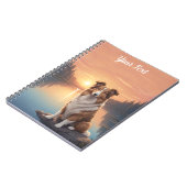 Standaard Collie bij Lake Notitieboek (Linkerzijde)