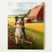 Standaard Collie op boerderij Planner (Achterkant)