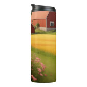 Standaard Collie op Boerderij Thermosbeker (Geroteerd rechts)