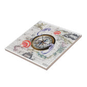  standaard compass tegeltje (Zijkant)