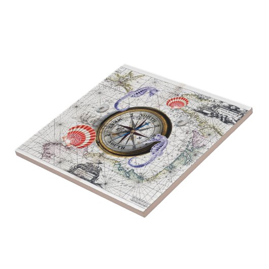  standaard compass tegeltje (Zijkant)