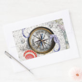 standaard compassie rechthoekige sticker (Envelop)