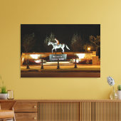 Standaard Dancer Horse Statue Saratoga Canvas afdr (Insitu (Woonkamer))