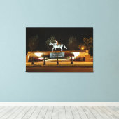 Standaard Dancer Horse Statue Saratoga Canvas afdr (Insitu (Houten vloer))