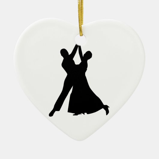 Standaard dansen keramisch ornament (Voorkant)
