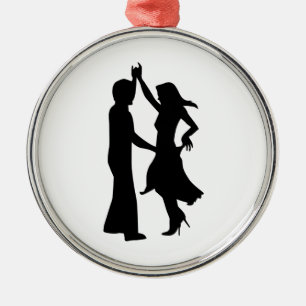 Standaard danskoppel metalen ornament