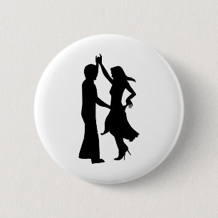 Standaard danskoppel ronde button 5,7 cm
