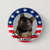  standaard DemoCAT Ronde Button 5,7 Cm (Voorkant)