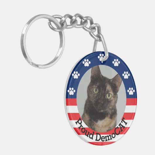  standaard DemoCAT Sleutelhanger (Voorkant Links)