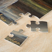 Standaard Donkey/Burro in Roos/maasbloem-pet Legpuzzel (Zijkant)