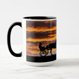 Standaard draaiende paardenkoffie-Mok Mok