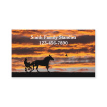 Standaard draaiende paardenraceVisitekaartjes