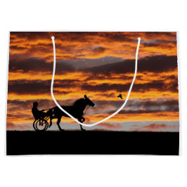 Standaard draaiende Racehorse Gift Bag Groot Cadeauzakje