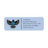 Standaard Eagle Return Address Label (Voorkant)