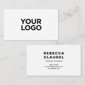 Standaard Eenvoudige Aangepaste Visitekaartje (Voorkant / Achterkant)