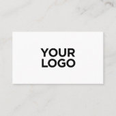 Standaard Eenvoudige Aangepaste Visitekaartje (Voorkant)