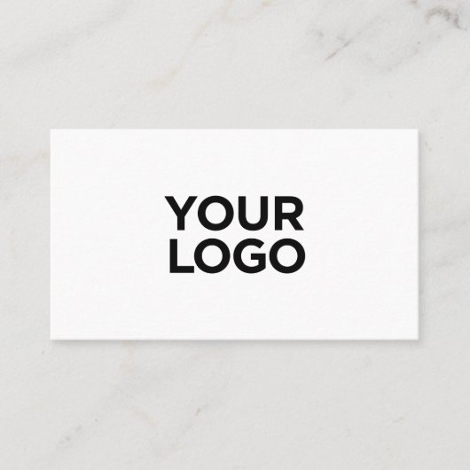 Standaard Eenvoudige Aangepaste Visitekaartje (Voorkant)