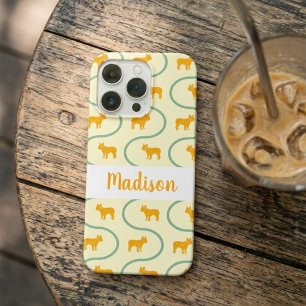 Standaard Franse Bulldog Eigen Naam Citroen Geel iPhone 16 Pro Hoesje