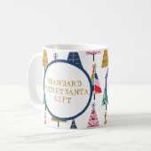 Standaard geheime Santa Gift Koffiemok (Voorkant links)