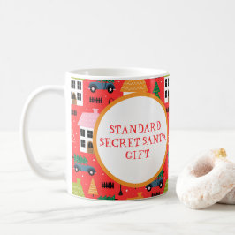 Standaard geheime Santa Gift Koffiemok