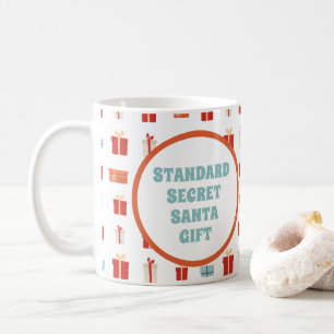 Standaard geheime Santa Gift Koffiemok