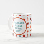 Standaard geheime Santa Gift Koffiemok (Voorkant links)