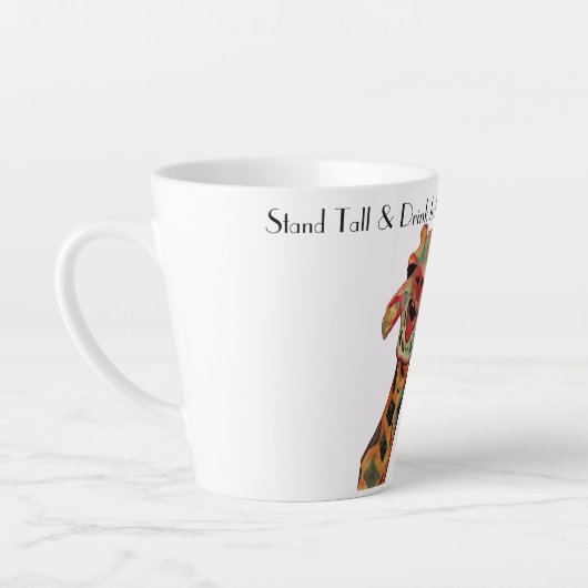 Standaard Giraffe Waterverf Mok koffie (Links)