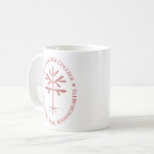 Standaard Grootte Rode Simon's Rock Seal Mok (Voorkant links)