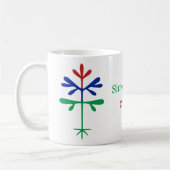 Standaard Grootte Tri-Color Sapling Mok (Links)