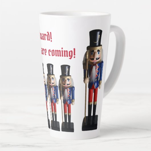 Standaard Guard Nutkraker Holiday Latte Mok (Rechterhoek)