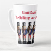 Standaard Guard Nutkraker Holiday Latte Mok (Linkerhoek)