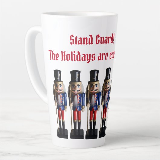 Standaard Guard Nutkraker Holiday Latte Mok (Linkerhoek)