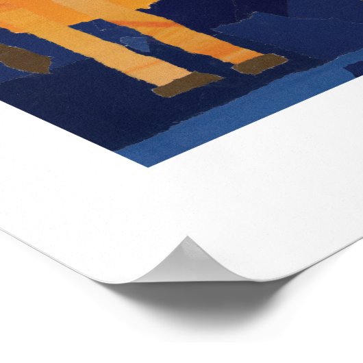 Standaard hoge Giraffe afdrukken Poster (Hoek)