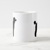 Standaard Hondenras met schuine stand Grote Koffiekop (Voorkant)