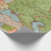 Standaard kaart van de Europa 20e eeuw Cadeaupapier (Hoek)