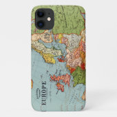 Standaard kaart van de Europa 20e eeuw Case-Mate iPhone Case (Achterkant)