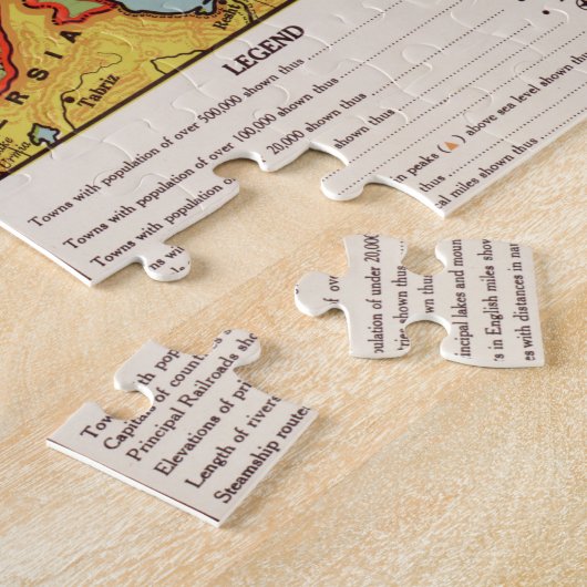 Standaard kaart van de Europa 20e eeuw Legpuzzel (Zijkant)