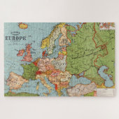 Standaard kaart van de  Europa 20e eeuw Legpuzzel (Horizontaal)