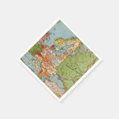 Standaard kaart van de  Europa 20e eeuw Servet (Hoek)