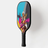 Standaard, Kleur: Wit, Hoesje: Verwijder Optionele Pickleball Paddle (Links)