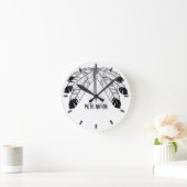 Standaard Klok Aangepaste eerste naald wandklok (Huis)