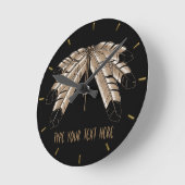 Standaard Klok Aangepaste eerste naald wandklok (Hoek)