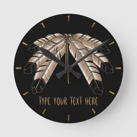 Standaard Klok Aangepaste eerste naald wandklok (Voorkant)