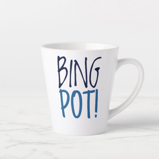 Standaard Latte Mok - Bing Pot! (Rechts)