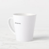 Standaard Latte Mok - Ga Alsjeblieft Weg. (Linkerhoek)