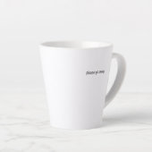 Standaard Latte Mok - Ga Alsjeblieft Weg. (Rechterhoek)