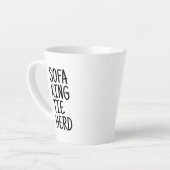 Standaard Latte Mok - Sofa King Tie Kudde (Linkerhoek)